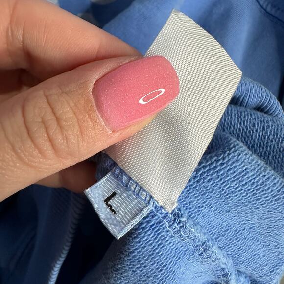 Soul by Soul Cycle Women’s Crest Blue Split Seam‎ Derek Sweatshirt Size L - Picture 7 of 9